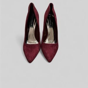 Steve Madden Red Heels Sleek Pointed-Toe Pumps